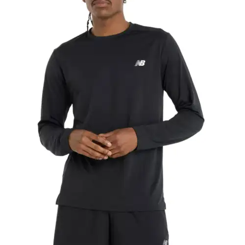 New Balance Shirts Men's Black Crew Neck Moderate