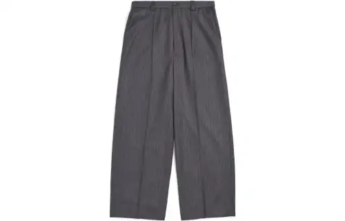 Balenciaga SS24 Casual Pants Loose Fit Unisex Gray