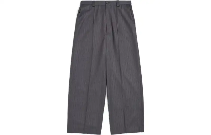 Balenciaga SS24 Casual Pants Loose Fit Unisex Gray