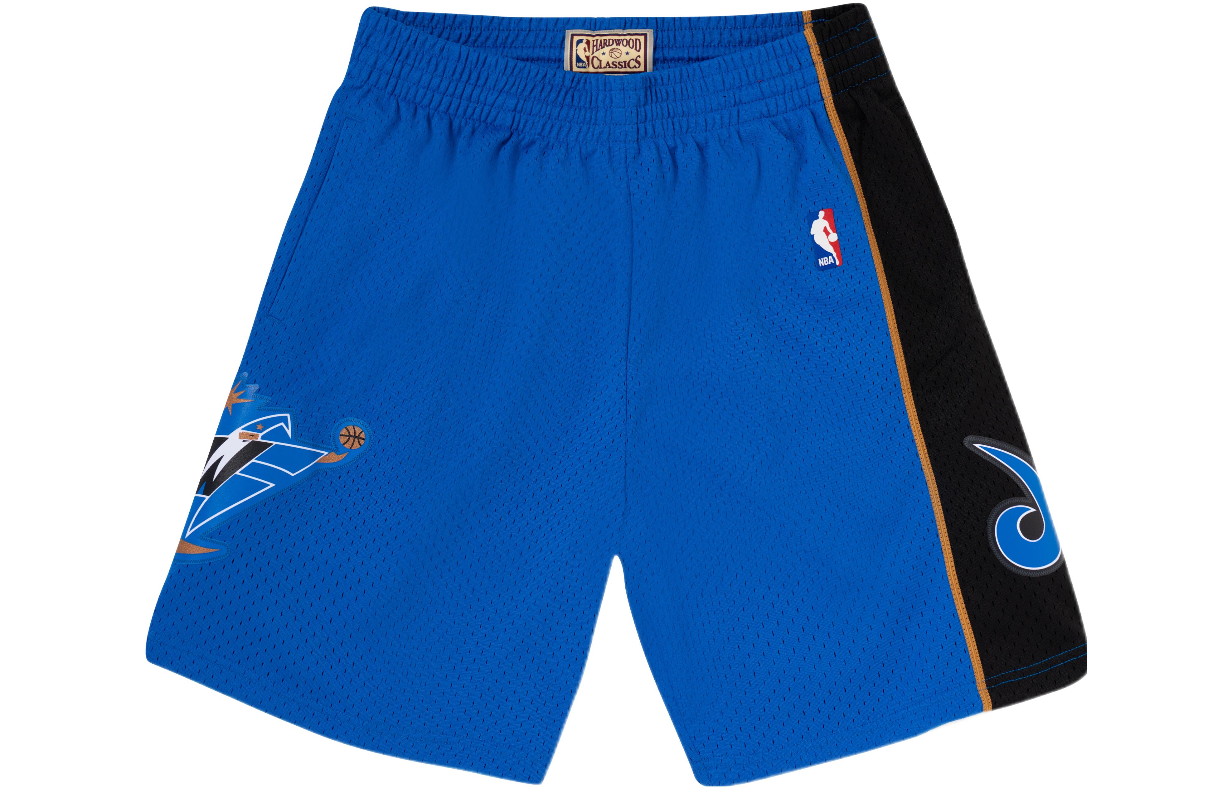 Mitchell Ness Basketball Shorts Men’s Blue Moderate Straight Fit Pants