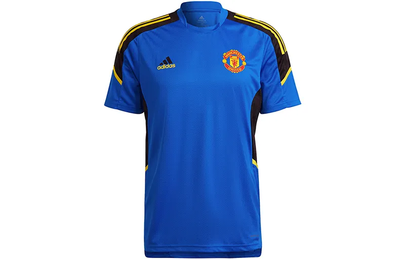 Adidas Manchester United Soccer Jerseys Men's Blue Moderate