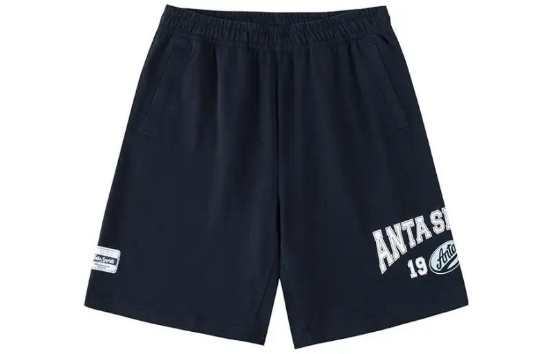 ANTA Life Collection Casual Shorts Men's Black Moderate