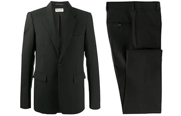 SAINT LAURENT Business Suits Men's Lapel Moderate