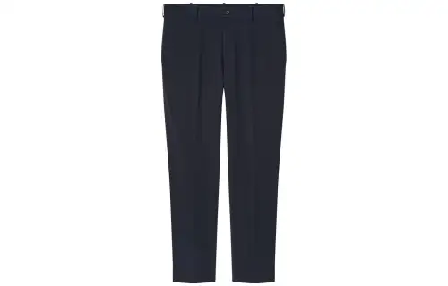 UNIQLO Casual Pants Men's Navy Blue Moderate Straight Fit Pants