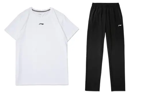 Li Ning Casual Sportswear Men's Crew Neck Moderate