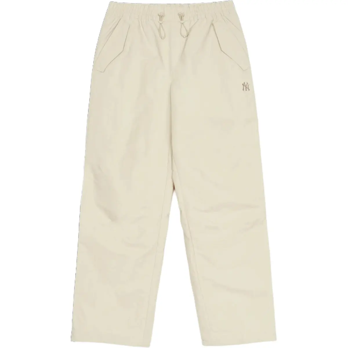 MLB Casual Pants Unisex Beige Moderate Wide Leg Pants