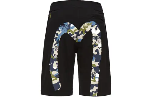 EVISU Casual Shorts Men's Black Moderate