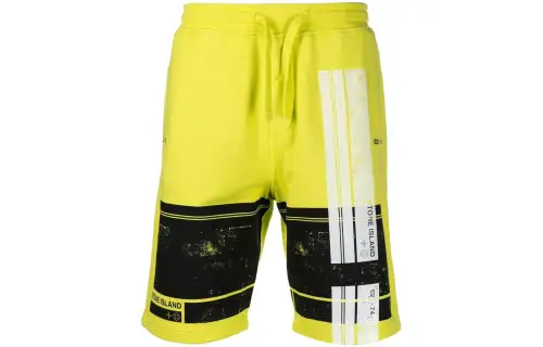 STONE ISLAND Casual Shorts Men's Yellow Moderate