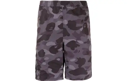 A BATHING APE Casual Shorts Men's Gray Thin