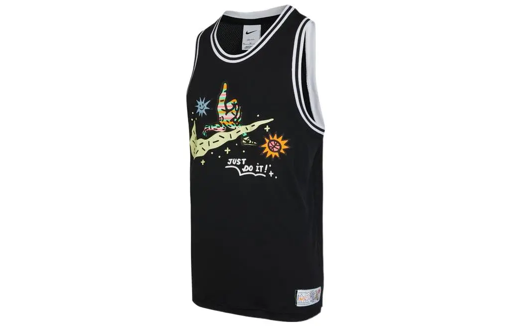 Nike Dri Fit Basketball Jersey Men's Black