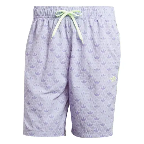 Adidas Originals Casual Shorts Men's Gray Purple
