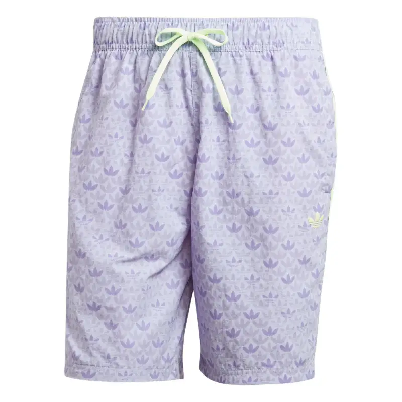 Adidas Originals Casual Shorts Men's Gray Purple