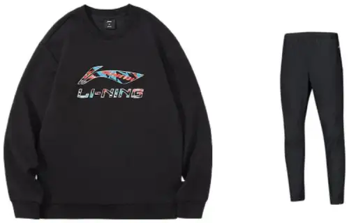 Li Ning Casual Sportswear Men's Crew Neck Moderate