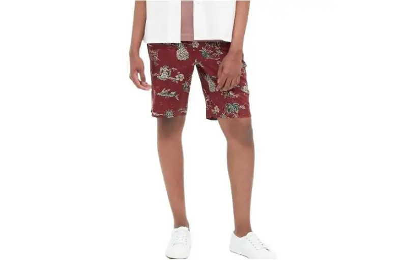 UNIQLO SS22 Shorts Unisex Dark Red Couple's