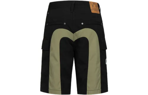 EVISU Casual Shorts Men's Black Moderate