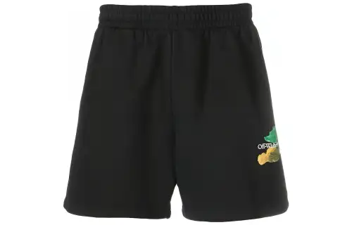 OFF WHITE Brush Arrow Summer Sweatshort