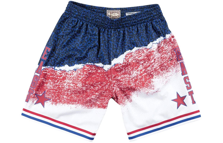 Mitchell & Ness SW Fan Edition 2003 All-Star Series Eastern Quick-Drying Breathable Basketball Sports Shorts Men's Red