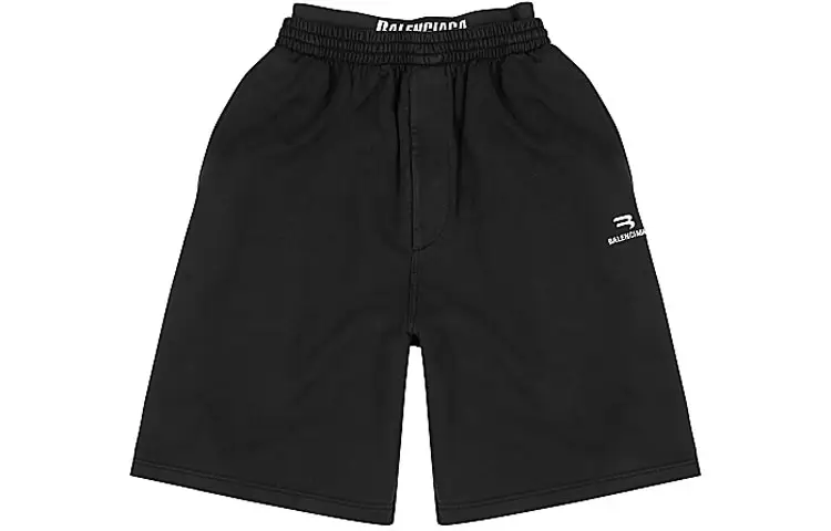 Balenciaga Casual Shorts Men's Black