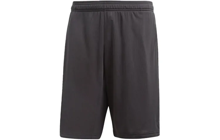 Adidas Sports Shorts Men's Black Gray Color Moderate Straight Fit Pants
