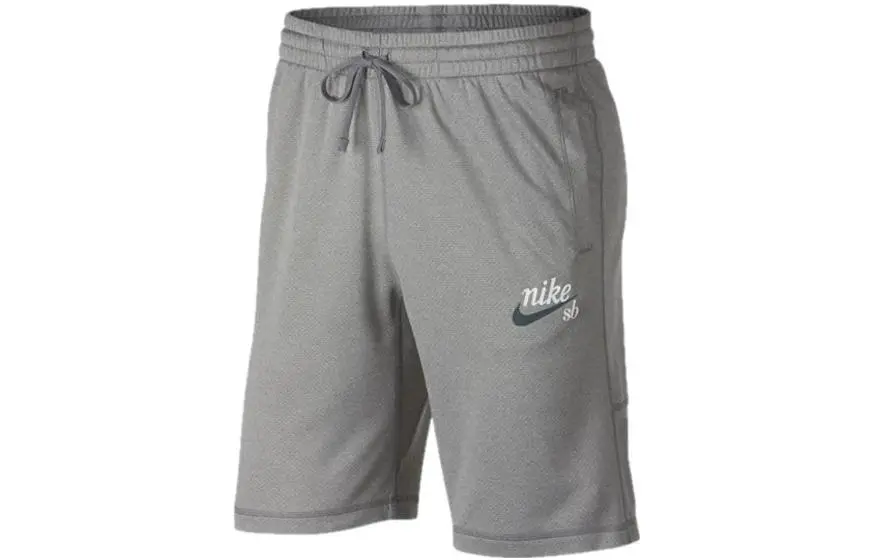 Nike Casual Shorts Men's Gray Moderate Straight Fit Pants