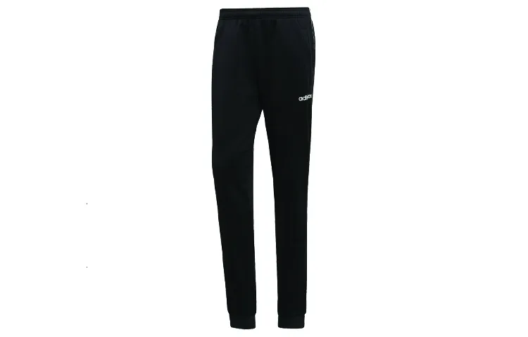 Adidas Sports Pants Men's Black Moderate Cuffed Pants