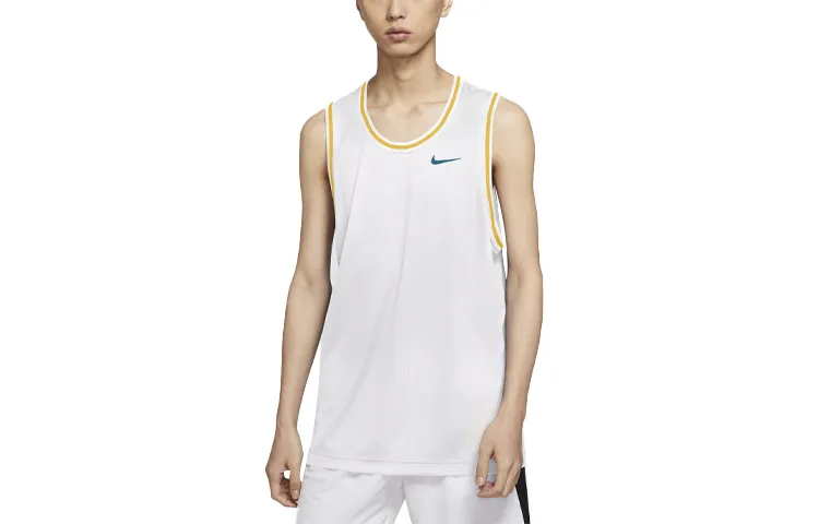Nike Basketball Jerseys Men's White Moderate Bib & Brace