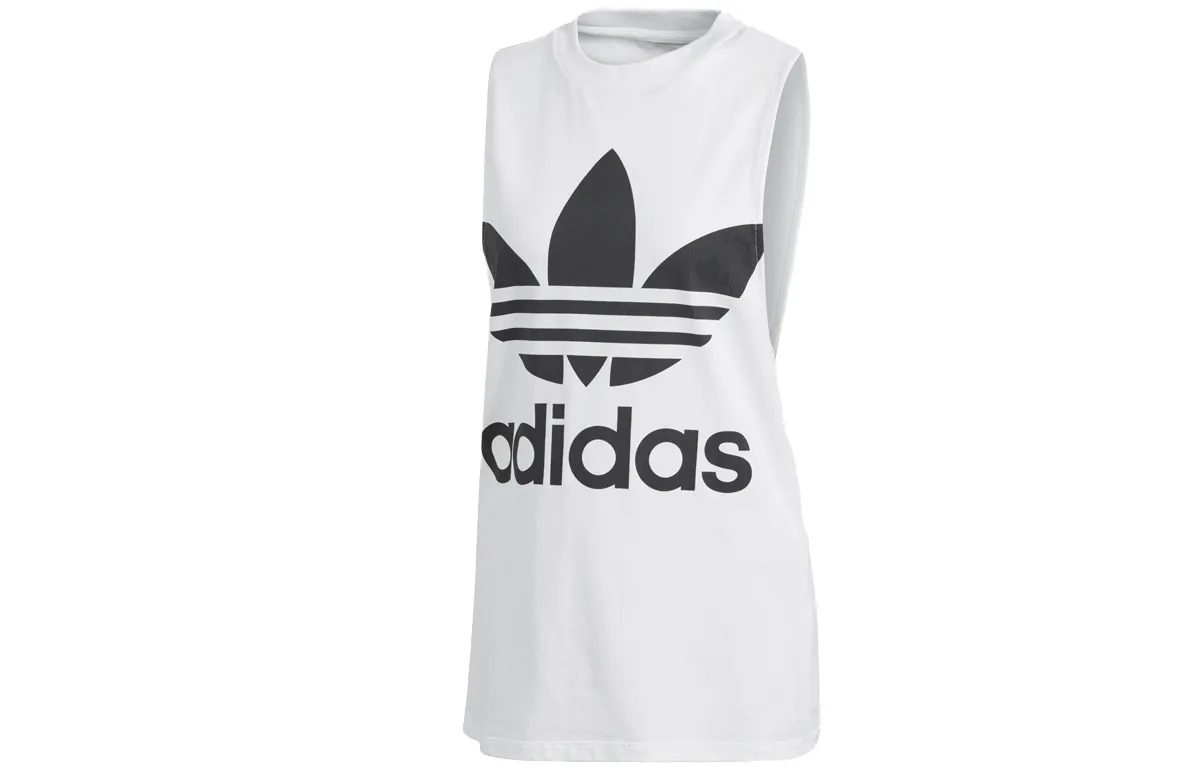 Adidas Originals Trefoil Tank Tops Women's White