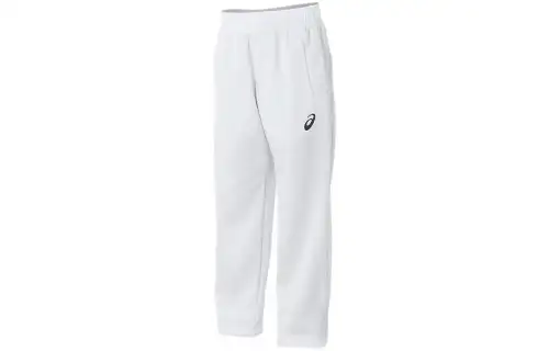 ASICS Cricket Casual Pants Men's White Moderate Straight Fit Pants