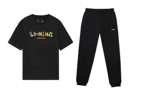 Li Ning Casual Sportswear Men's Crew Neck Moderate