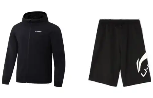 Li Ning Fitness Series Casual Sportswear Men's Hooded Moderate