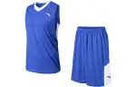 Anta Basketball Collection Basketball Suit Men's Blue Satin
