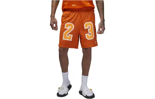 Jordan ESSENTIALS Casual Shorts Men's Orange Moderate