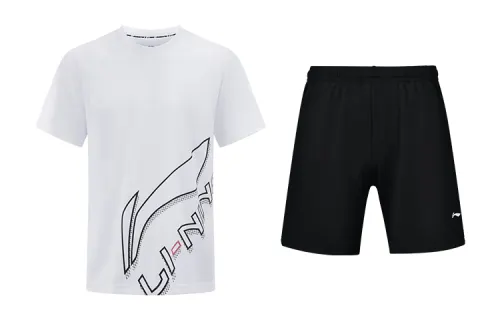 Li Ning Casual Sportswear Men's Crew Neck Moderate