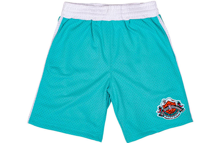 Mitchell Ness Basketball Shorts Unisex Blue Green