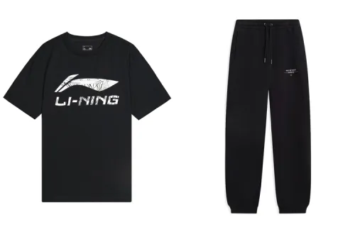 Li Ning Casual Sportswear Men's Crew Neck Moderate