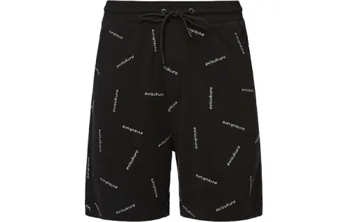 EVISU Casual Shorts Men's Black Moderate
