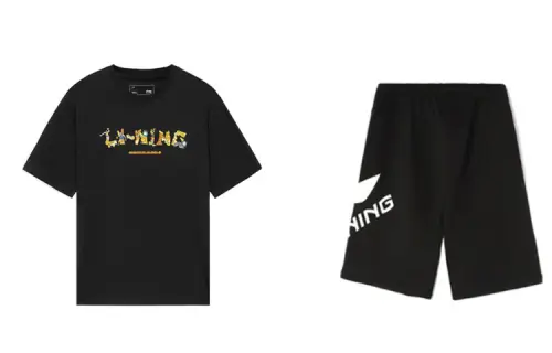 Li Ning Casual Sportswear Men's Crew Neck Moderate