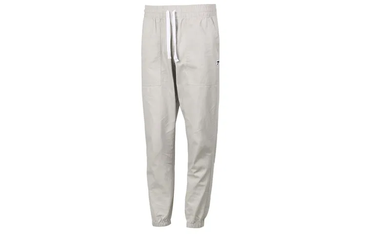 PUMA Sports Pants Men's Light Gray Moderate