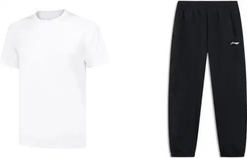 Li Ning Casual Sportswear Men's Crew Neck Moderate