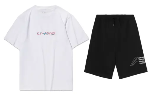 Li Ning Casual Sportswear Men's Crew Neck Moderate