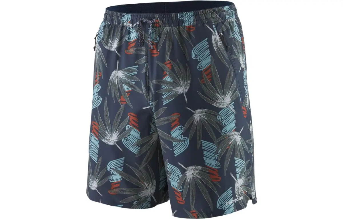 patagonia Men's Logo Graphic Print Shorts