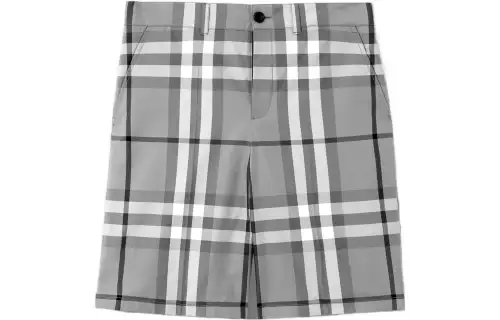 Burberry Casual Shorts Men's Gray Moderate