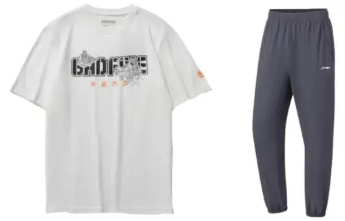 Li Ning Casual Sportswear Men's Crew Neck Moderate