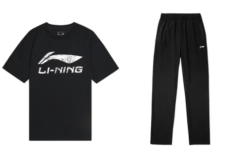 Li Ning Casual Sportswear Men's Crew Neck Moderate