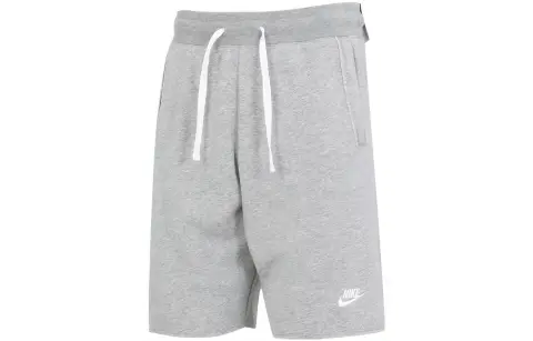 Nike Club Fleece Men's Preppy French Terry Shorts Gray