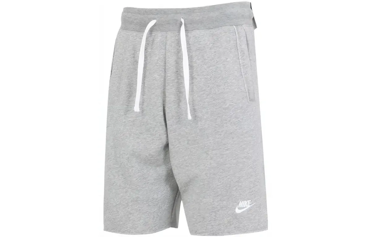 Nike Club Fleece Men's Preppy French Terry Shorts Gray