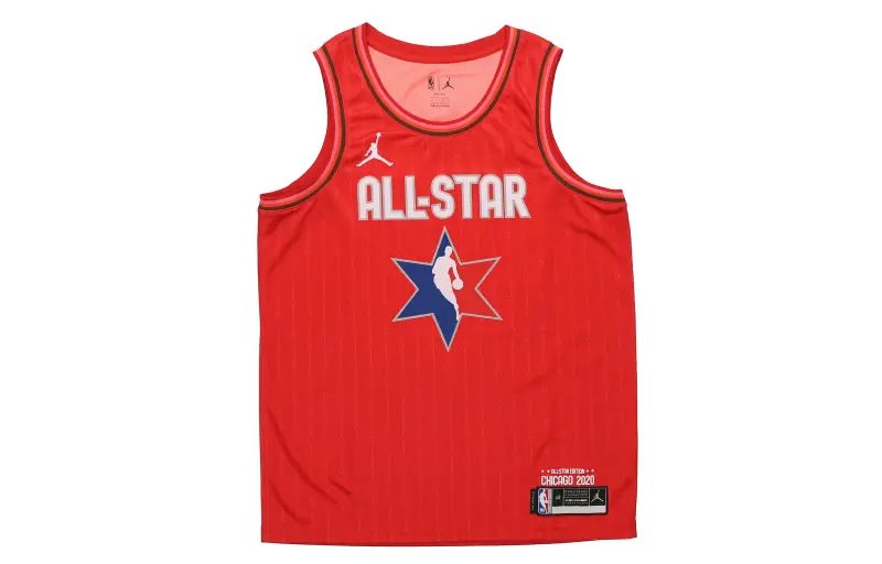 Jordan NBAAll Star Edition Swingman Jersey Giannis Antetokounmpo Basketball Jersey Men's Red