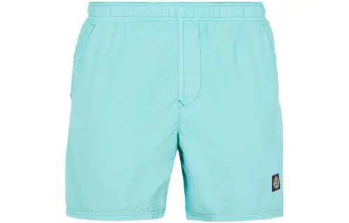 STONE ISLAND Logo patch Swim Shorts
