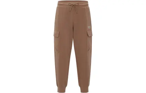 Reebok Casual Pants Unisex Red Brown Moderate Cargo Pants