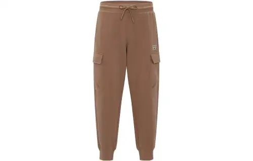 Reebok Casual Pants Unisex Red Brown Moderate Cargo Pants